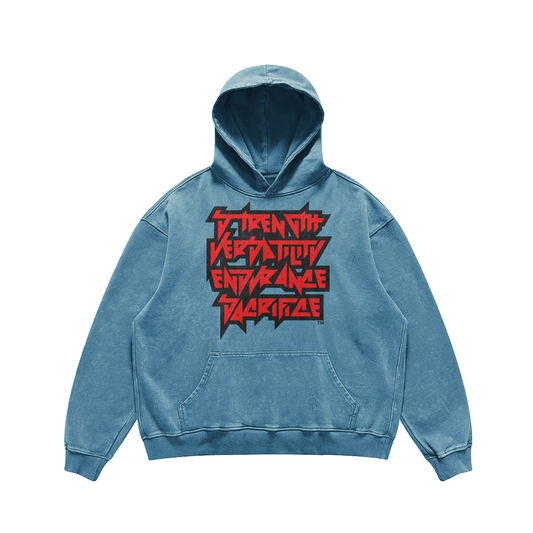 440GSM Unisex Super Heavyweight Oversized Faded Hoodie